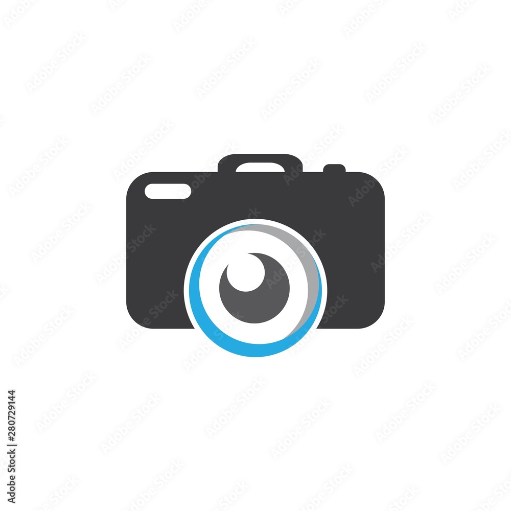 Camera icon vector logo design Camera icon vector logo design