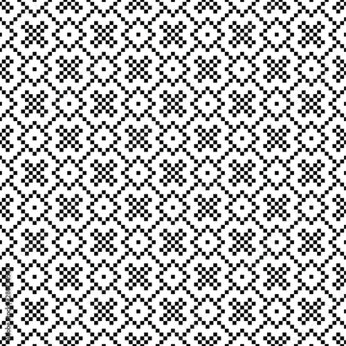 Abstract vector background of black dots. Seamless pattern.