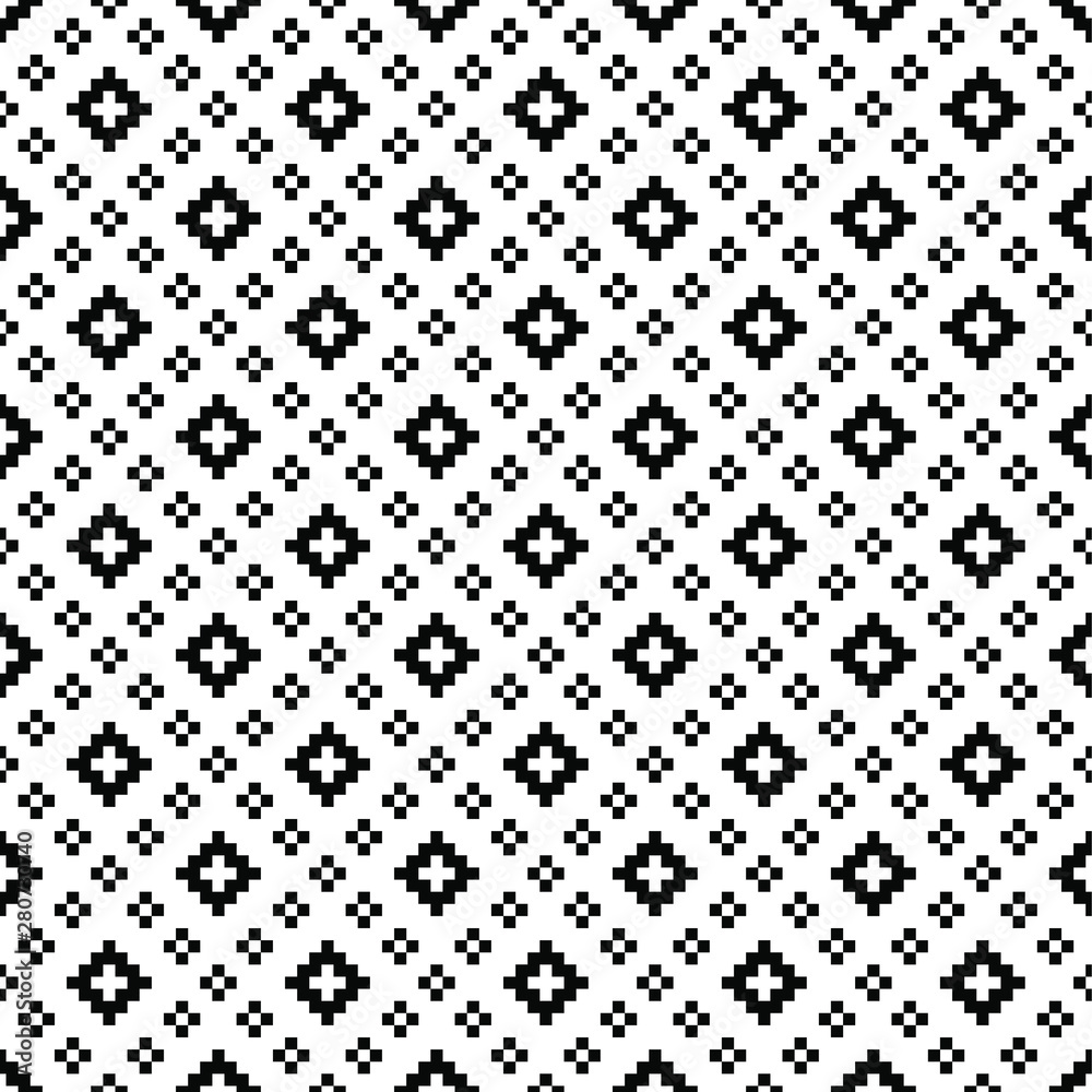 Black and white texture. Seamless geometric pattern. Black and white texture. Seamless geometric pattern.