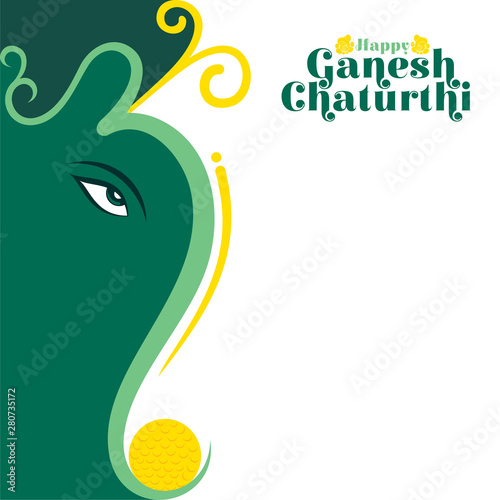 creative ganesh chaturthi festival poster design