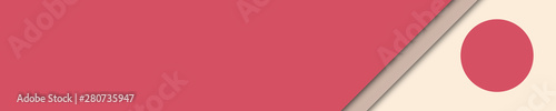 Wallpaper Mural elegant banner red, brown and beige colors for website Torontodigital.ca