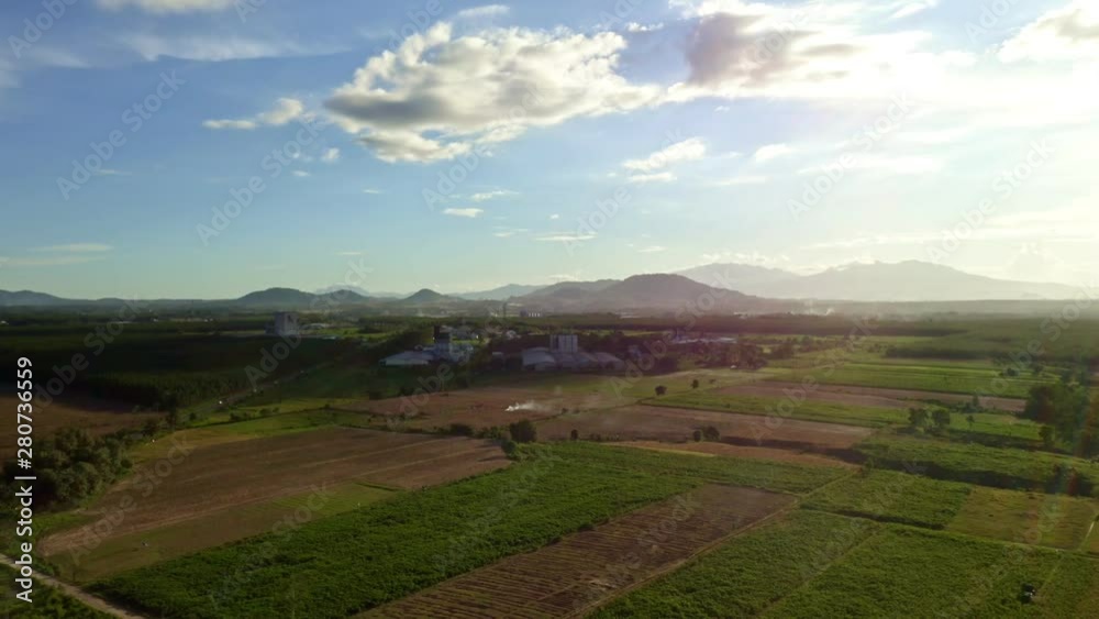 Aerial View of Rural Landscape in Indonesia Aerial View of Rural Landscape in Indonesia
