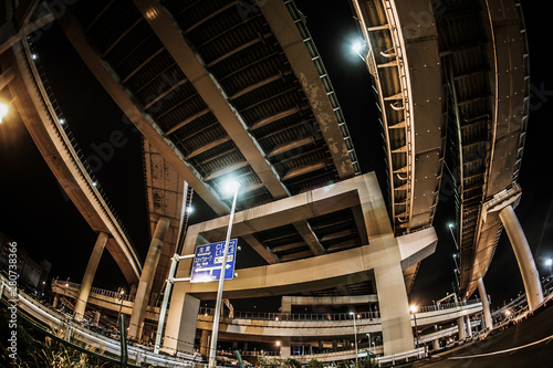 Wallpaper Mural 首都高速湾岸線・大黒ジャンクション（横浜市鶴見区） Torontodigital.ca