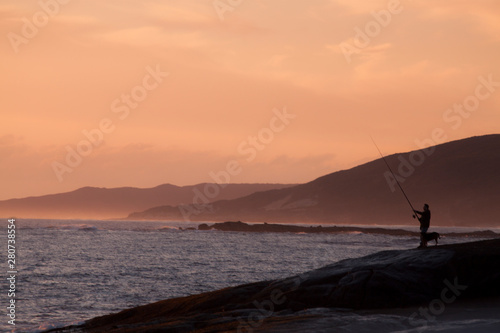 Sunset Fisherman