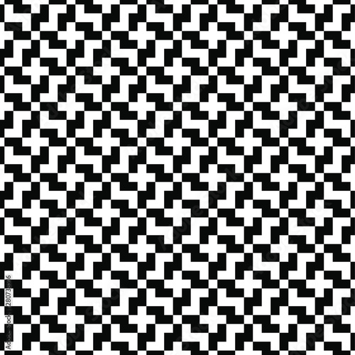 Monochrome texture. Abstract background. Seamless geometric pattern.