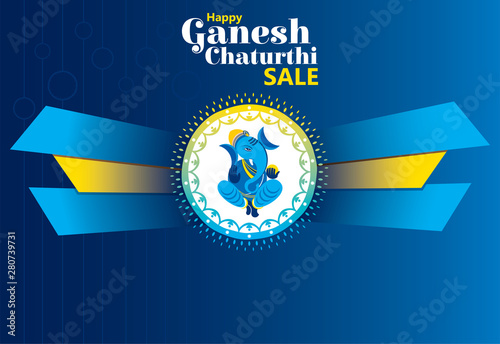 creative ganesh chaturthi festival poster design