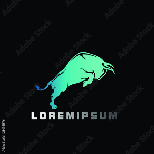 raging bull logo icon