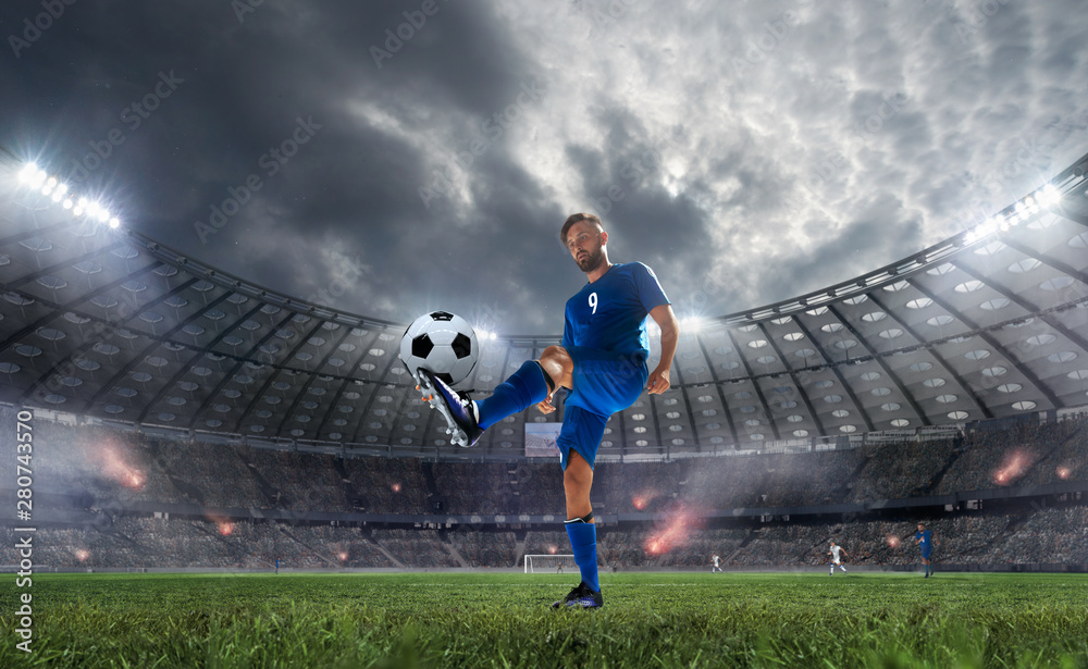 Naklejka premium Soccer
