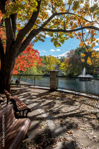 Parc la Fontaine in downtown Montreal, in the province of Quebec.