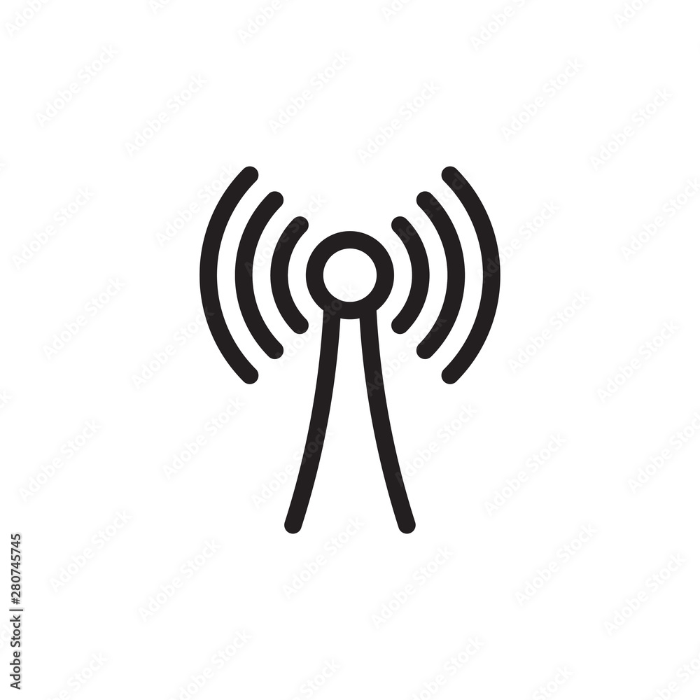 flat line wifi icon symbol sign, logo template, vector, eps 10 flat line wifi icon symbol sign, logo template, vector, eps 10