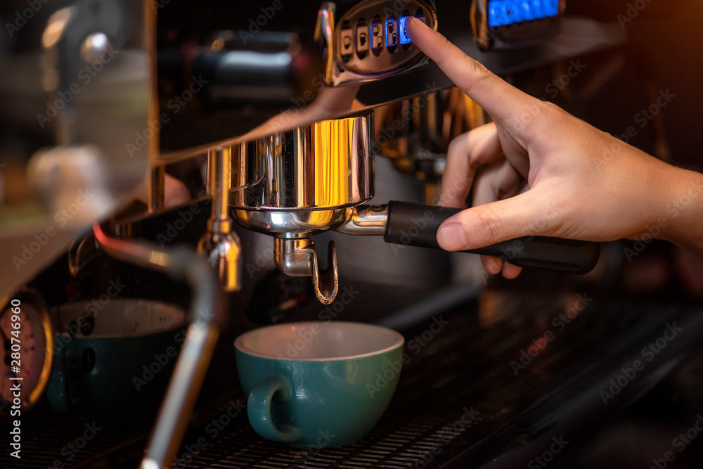 Process of preparation of coffee, a closeup