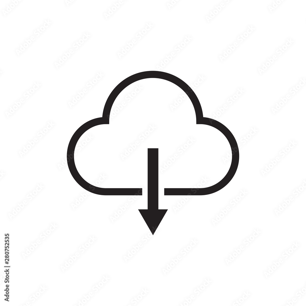 cloudy icon vector flat design cloudy icon vector flat design