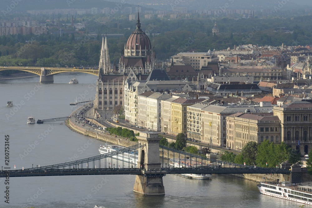 Neo-Gothic Parliament building is the largest and most beautiful in Hungary. The residence of Parliament stands on the banks of the Danube in Budapest. The building was built in neo-gothic style.