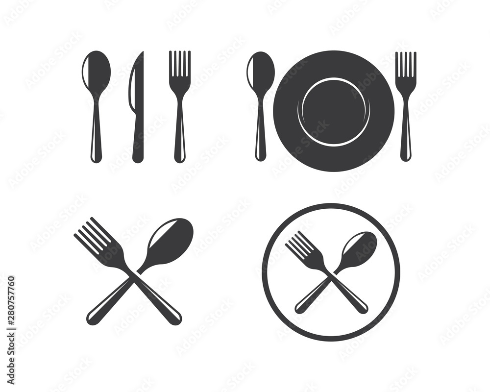 fork,spoon logo vector illustration fork,spoon logo vector illustration