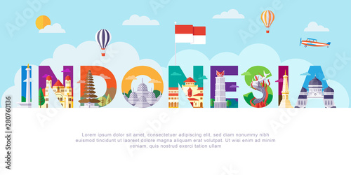 Indonesia Typography