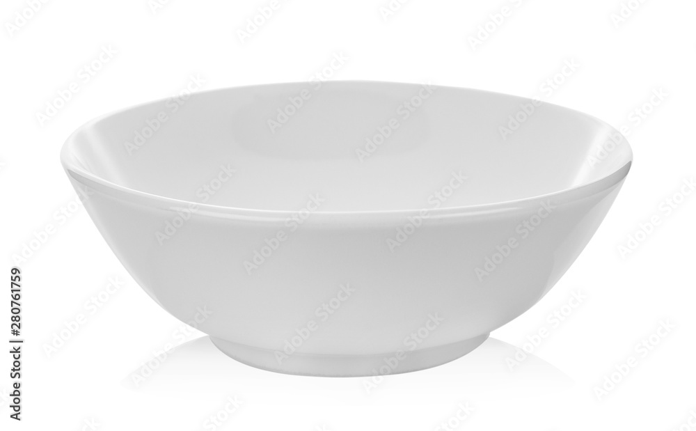 empty white bowl empty isolated on white background empty white bowl empty isolated on white background
