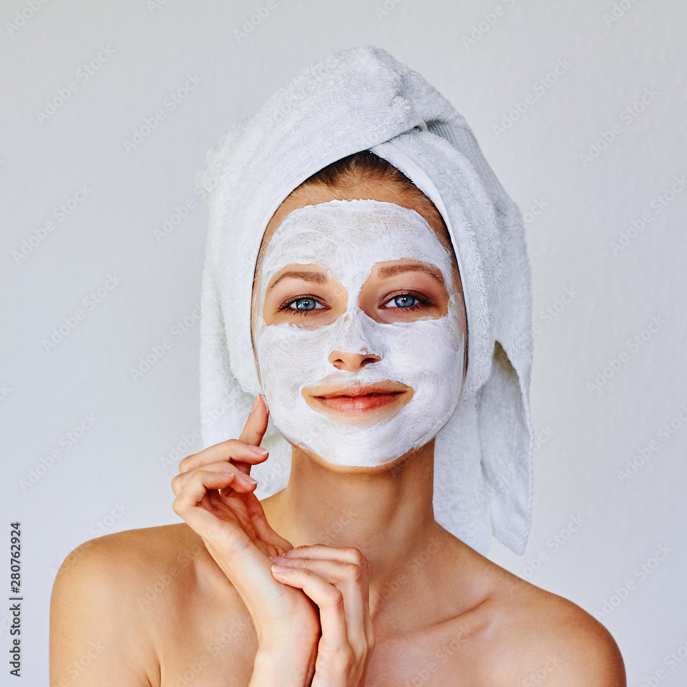 Beautiful Woman Face Mask