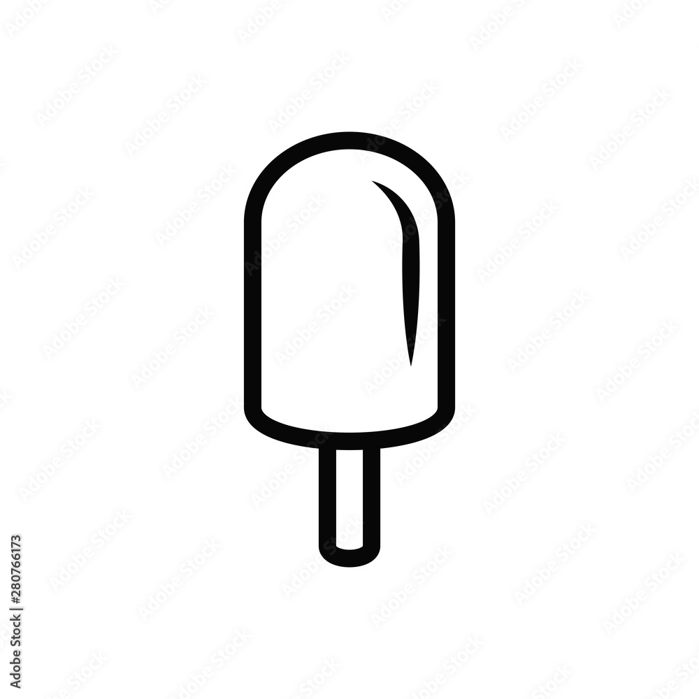 ice cream icon vector trendy flat design ice cream icon vector trendy flat design
