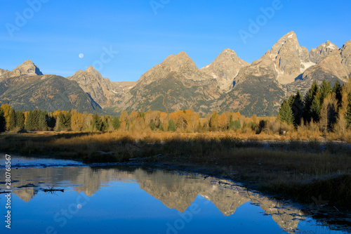 Scenic Teton Landscape in Autumn