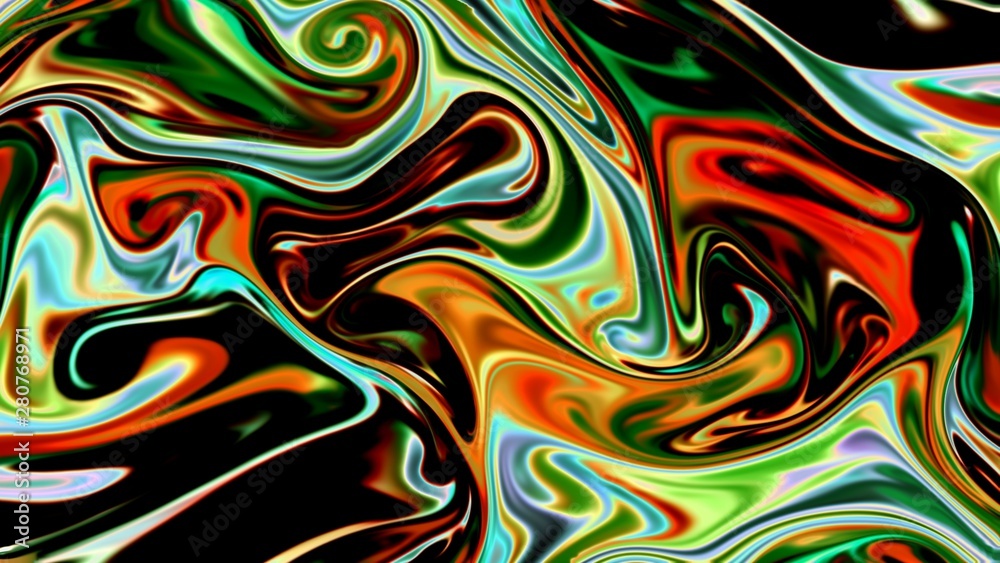 Abstract wallpaper and texture background.  Rainbow magic pattern.  The texture looks like rainbow blurred clouds and smoke.