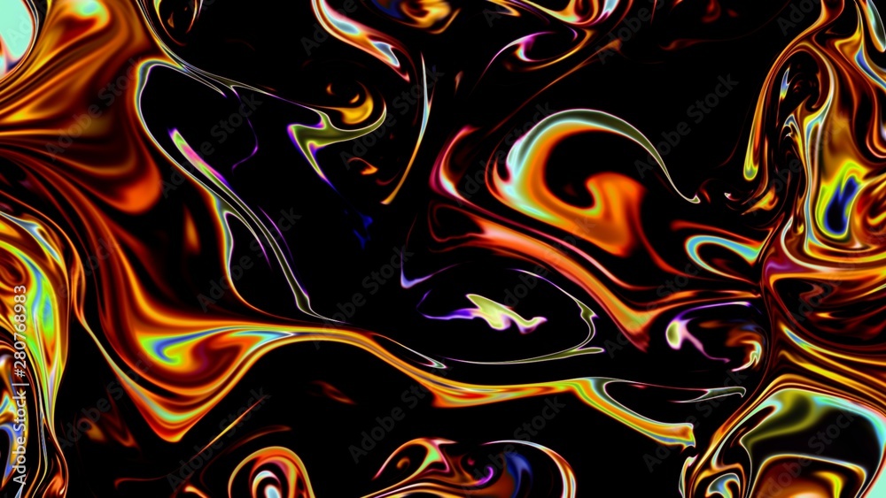 Abstract wallpaper and texture background.  Rainbow magic pattern.  The texture looks like rainbow blurred clouds and smoke.