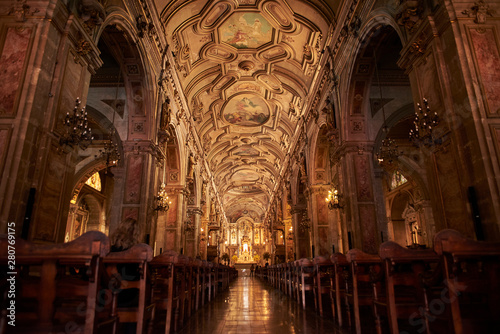 interior of the metropolitan cathedral in the city of Santiago de Chile © Ruben