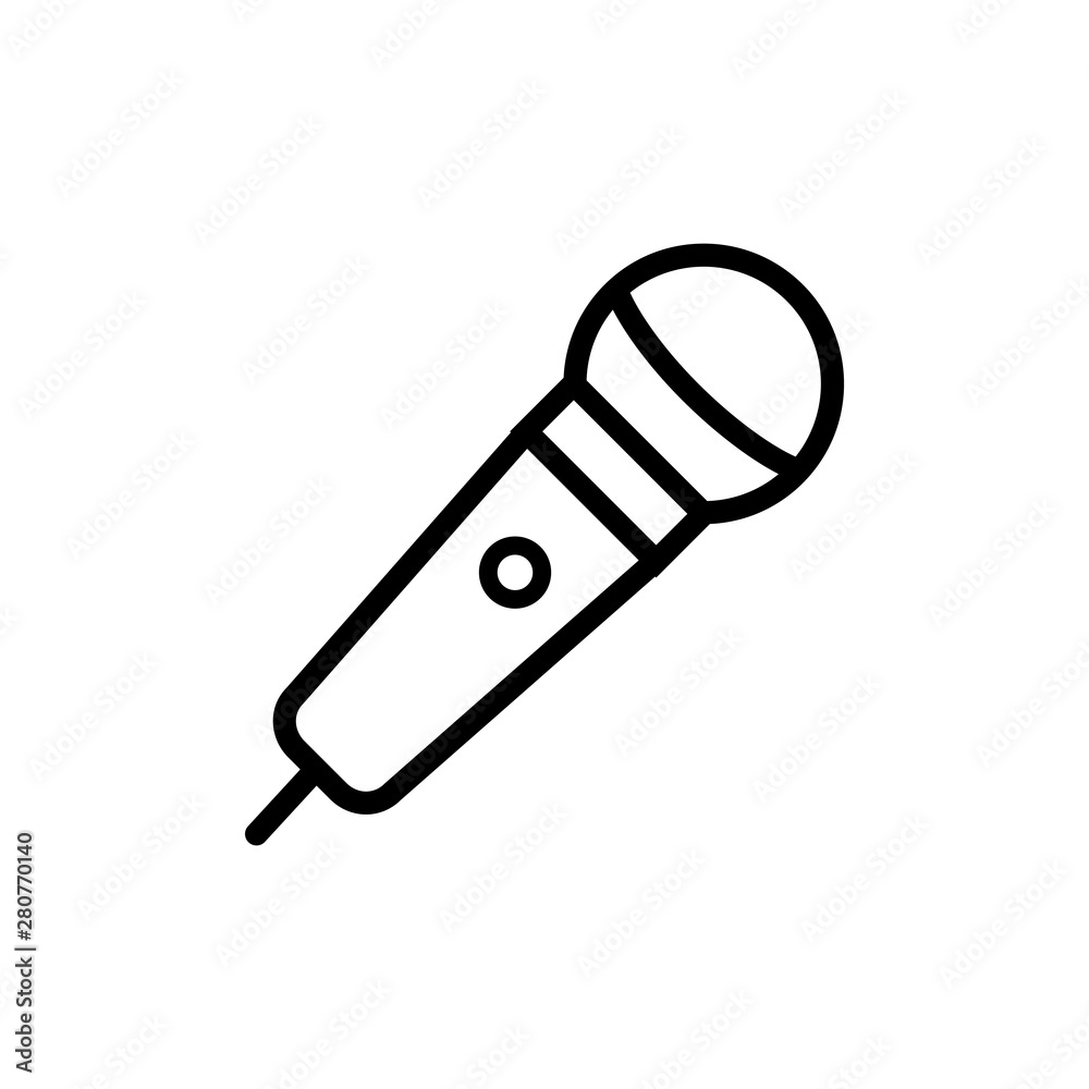 microphone icon vector flat design microphone icon vector flat design