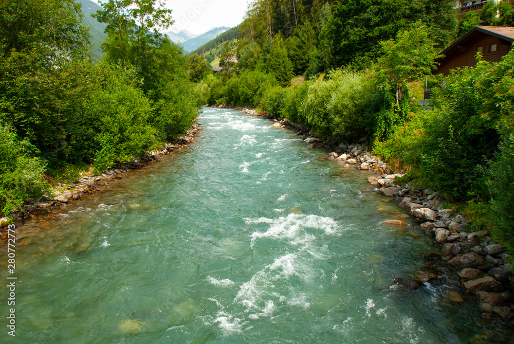 Reinbach Waterfall, Cascate di Riva, near 'Sand im Taufers', Campo Tures, Sommer, South Tirol, Alto Adige, Italy, Europe Reinbach Waterfall, Cascate di Riva, near 'Sand im Taufers', Campo Tures, Sommer, South Tirol, Alto Adige, Italy, Europe