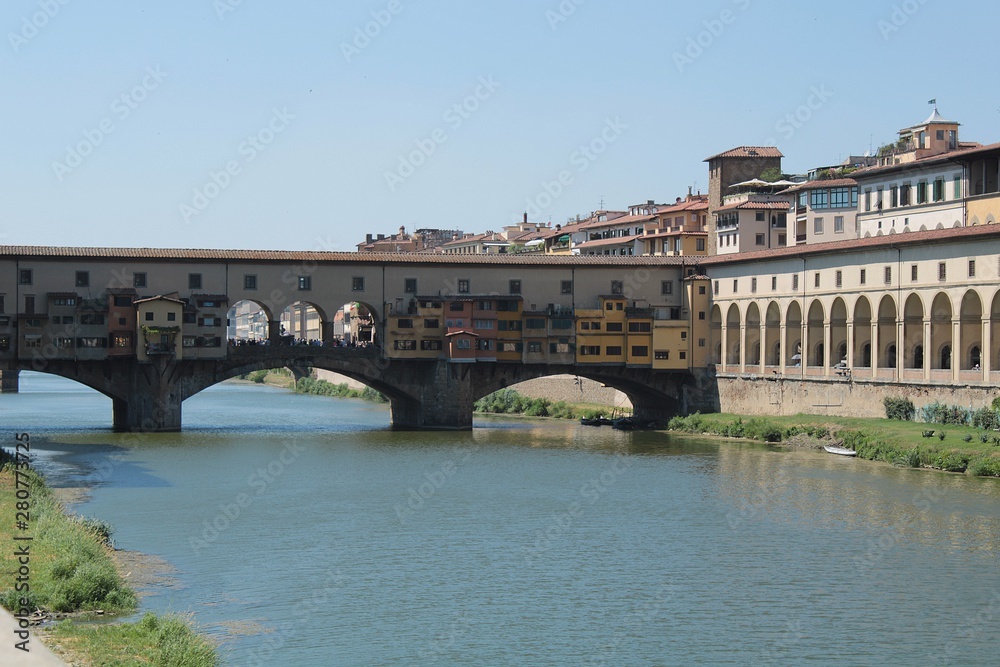 Ponte Vecchio looking from Ponte alle Grazie, Florence