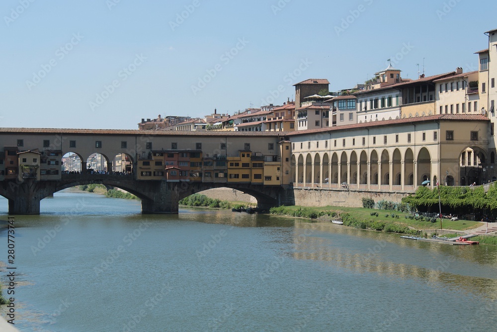 Ponte Vecchio and the Palazzo Girolami, Florence