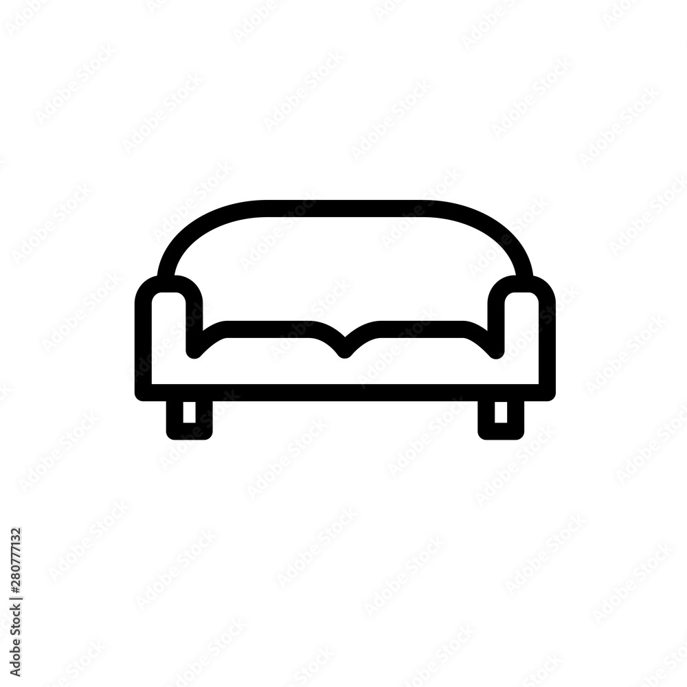 sofa icon vector trendy flat design sofa icon vector trendy flat design