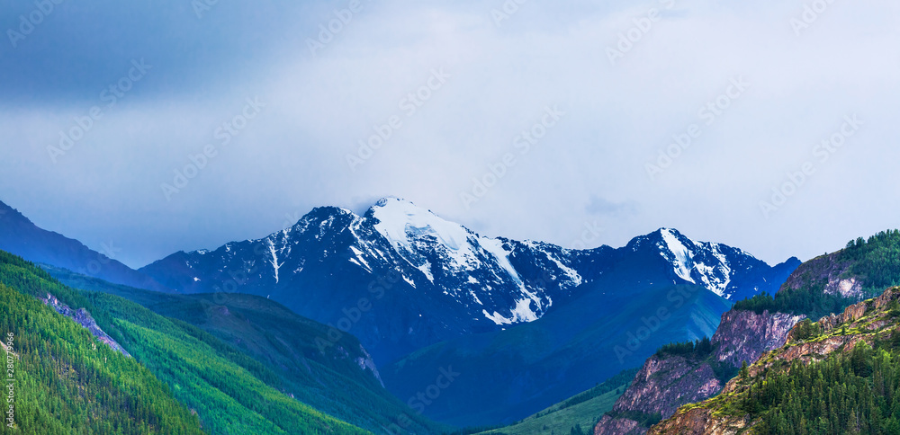 The North-Chuyskiy ridge. Gorny Altai, Russia The North-Chuyskiy ridge. Gorny Altai, Russia