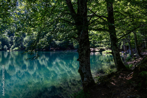 Fototapeta Naklejka Na Ścianę i Meble -  Lake Bethmale, Ariège, Occitanie, France