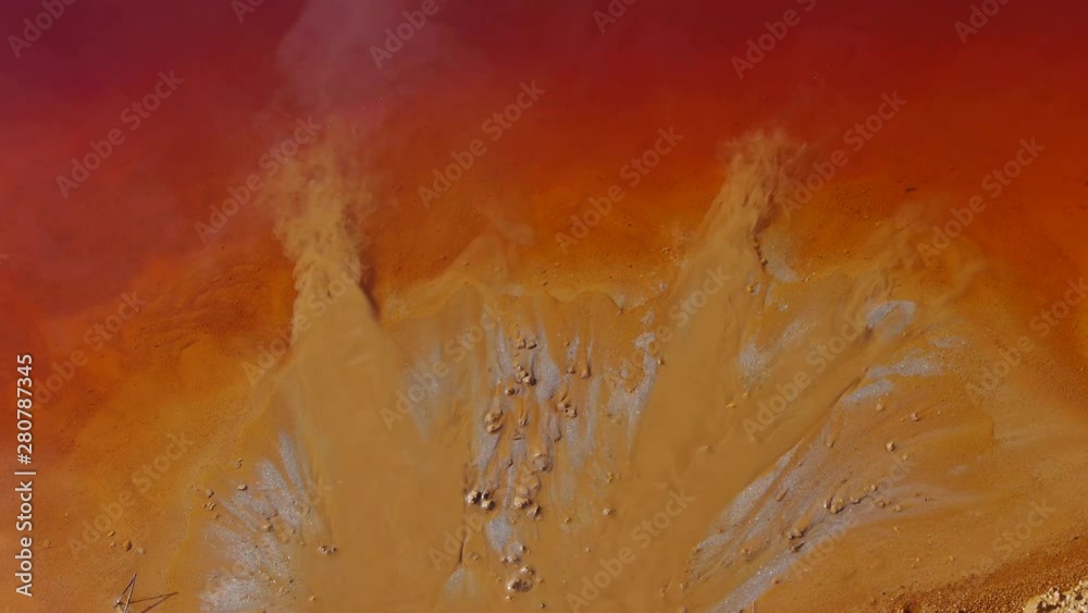entrance to the river of yellow sediments the color of the earth entrance to the river of yellow sediments the color of the earth