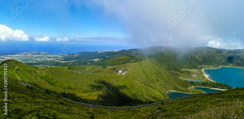 Image of Sao Miguel Island in the Azores archipelago © Alicina