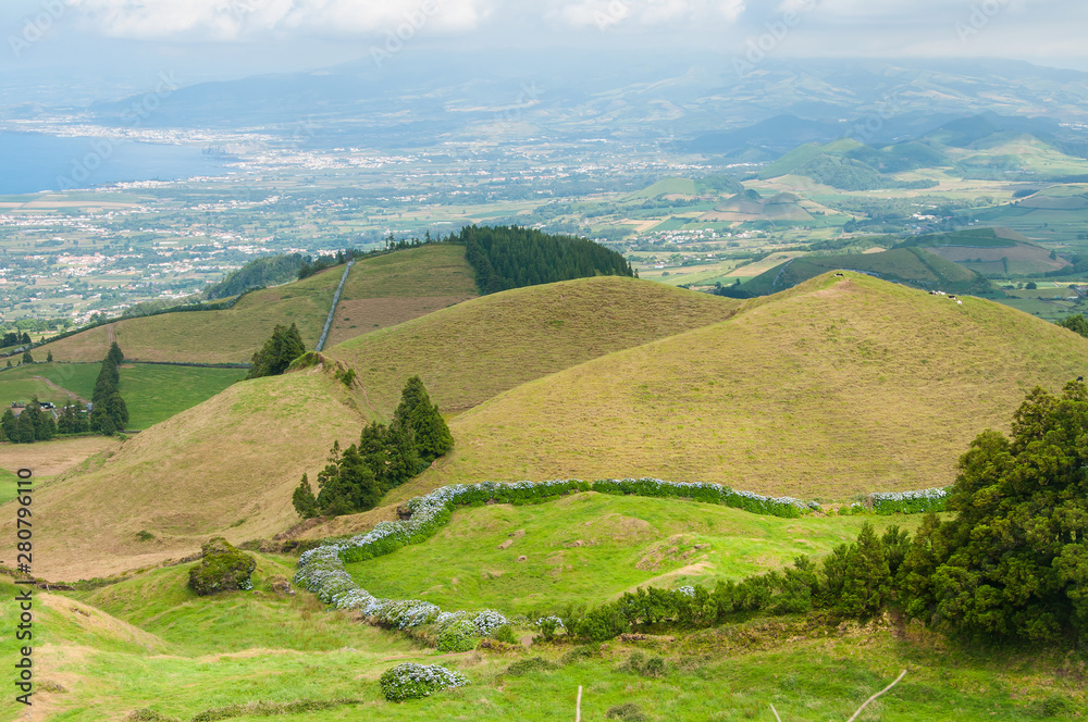 Fototapeta premium Image of Sao Miguel Island in the Azores archipelago