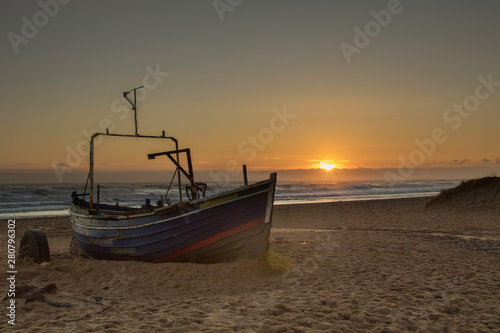 Fishing Boat Sunrise