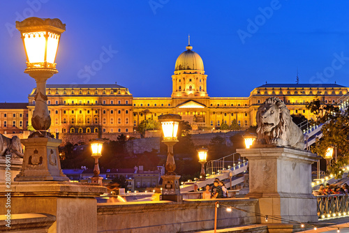Buda Castle in Budapest, Hungary #280796901
