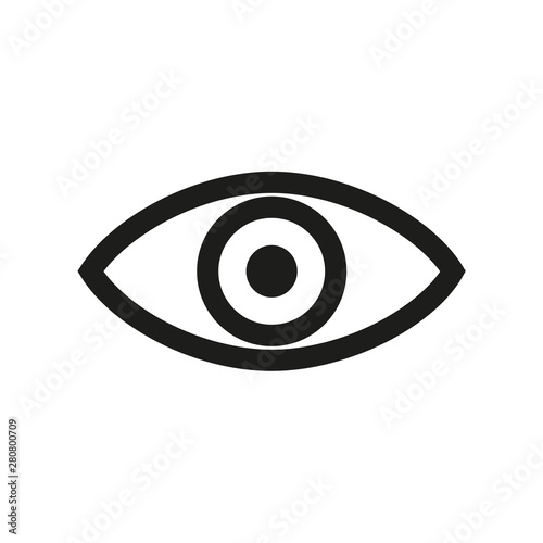 Eye sign icon – for stock vector