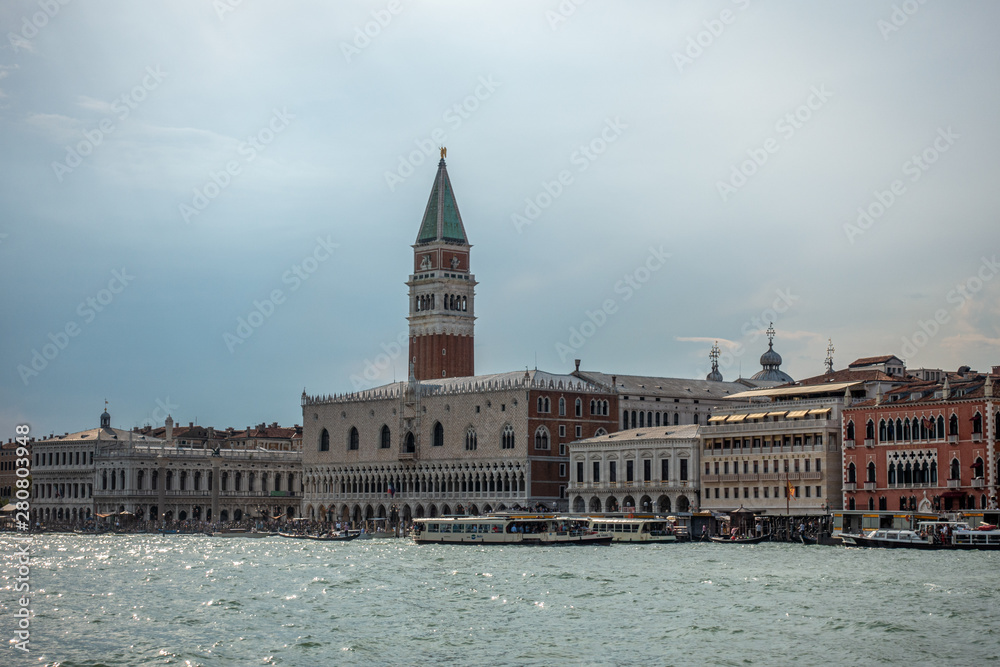 a panoramic view of Venice