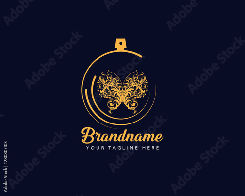 Luxury branding logo can be used for jewelry perfume spa Hotel multi-industry, cosmetics, salon, boutique, spa, company, corporate, etc