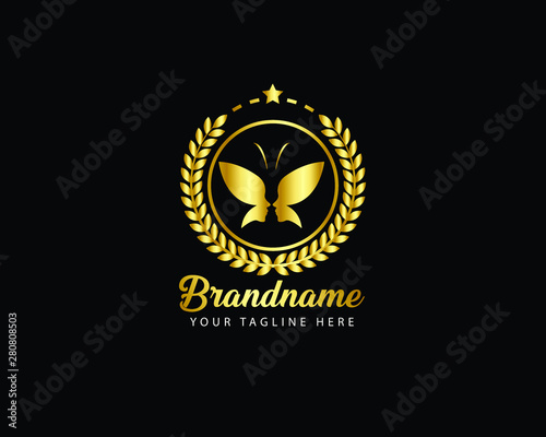 Luxury branding logo can be used for jewelry perfume spa Hotel multi-industry, cosmetics, salon, boutique, spa, company, corporate, etc