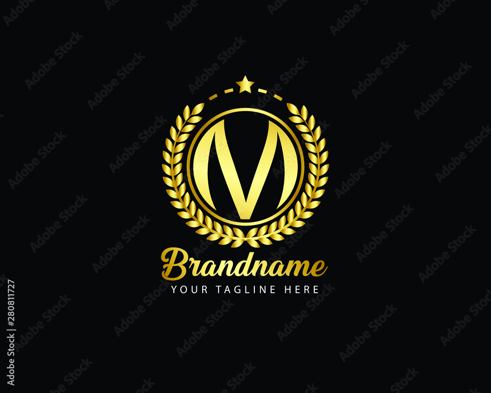 luxury letter m royal logo design luxury letter m royal logo design