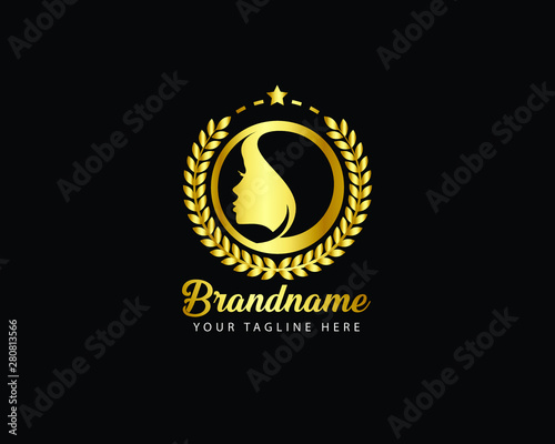 Luxury branding logo can be used for jewelry perfume spa Hotel multi-industry, cosmetics, salon, boutique, spa, company, corporate, etc