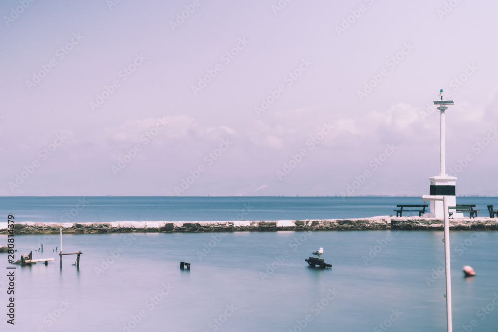 Boats near Thassos island while I was on holiday.