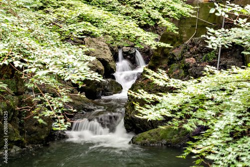 Hiking trail along Minoh river for Minoh falls