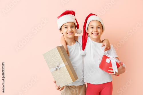 Happy little children in Sa...