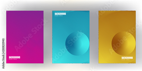 modern minimal cover with cool gradient colorful halftone background design for web.eps 10