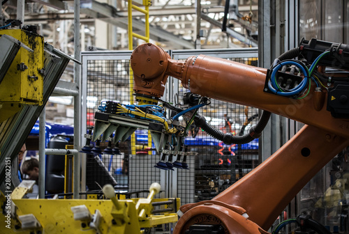 Machinery factory in China.