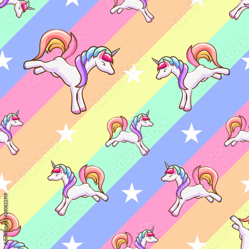 unicorn vector pattern graphic design